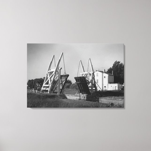 Lienzo Puente Van Gogh, Arles, c.1850-1960 (Anverso)