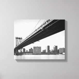 Lienzo Puente y horizonte, Nueva York, los E.E.U.U. de