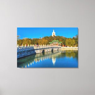 Lienzo Puente Yongan  Stupa blanca