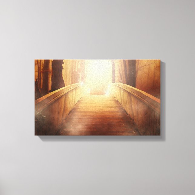 Lienzo Puente | Zazzle_Growshop. (Anverso)