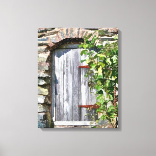 LIENZO PUERTA ANTIGUA DE BAÑO