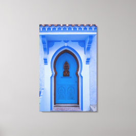 Lienzo Puerta azul marroquí