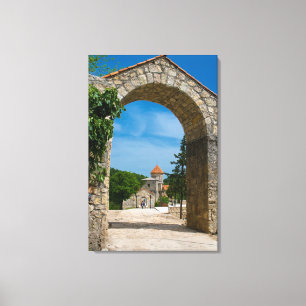 Lienzo Puerta de acceso al monasterio de Motsameta