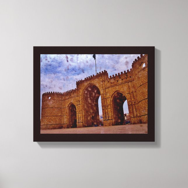 Lienzo Puerta de lluvia (Anverso)