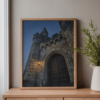 Lienzo Puerta del Castillo de Neuschwanstein al Crepúscul