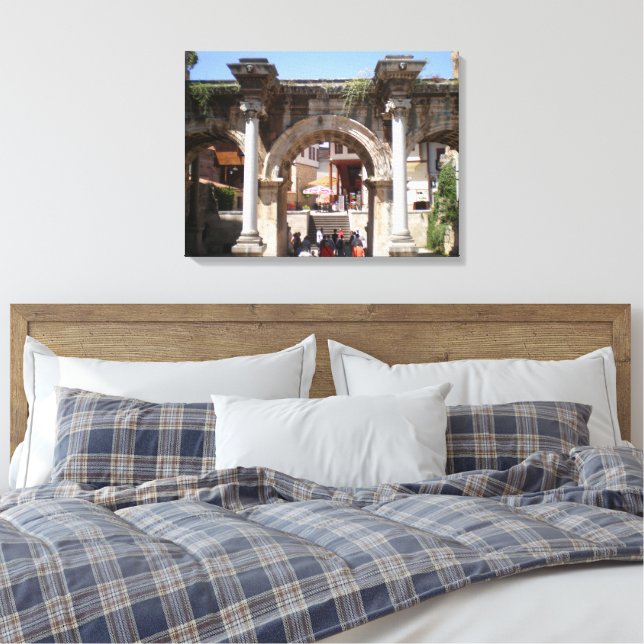Lienzo Puerta del emperador romano Hadrian (Insitu(Dormitorio))