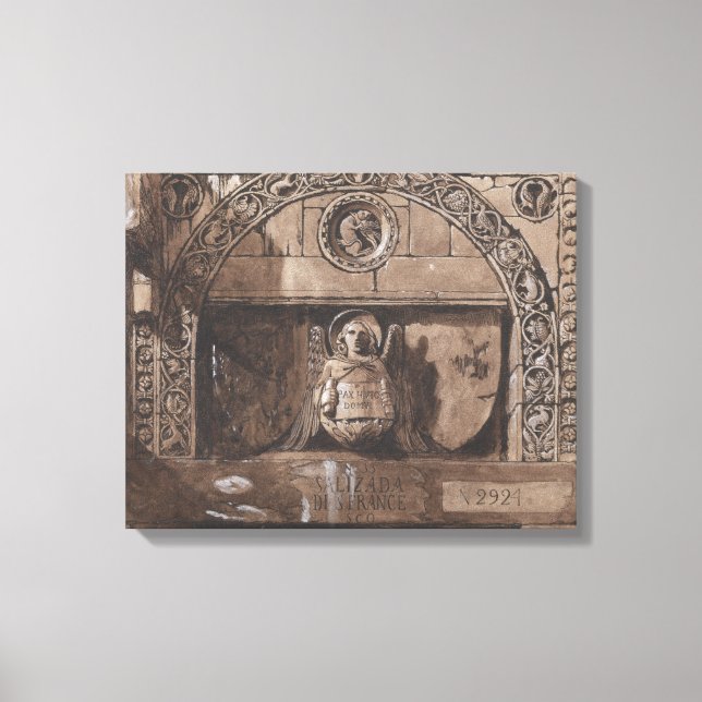 Lienzo Puerta del Palacio Contarini (Anverso)