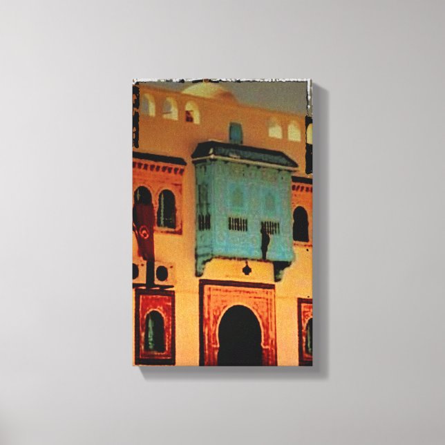 Lienzo Puerta, Túnez, África del Norte (Anverso)