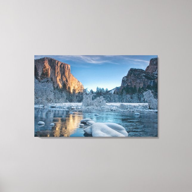 Lienzo Puertas de Yosemite (Anverso)