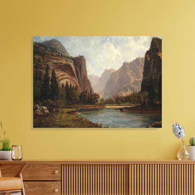 Lienzo Puertas del Yosemite – Albert Bierstadt (Insitu (Sala de estar))