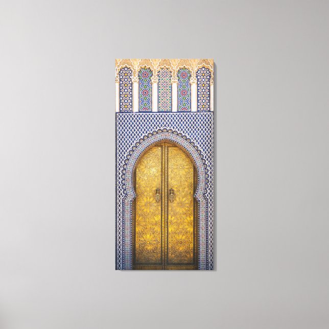 Lienzo Puertas Ornamentadas Del Palacio Del Rey (Anverso)
