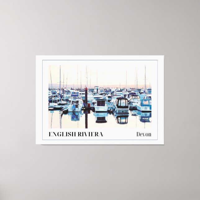 Lienzo Puerto de Newlyn, Cornwall (Anverso)