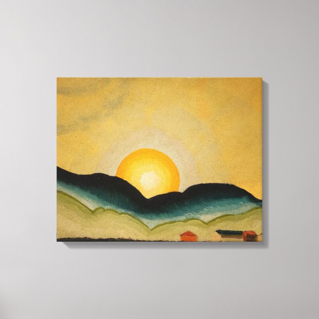 Lienzo Puerto de Northport (1929) Arthur Dove (Anverso)
