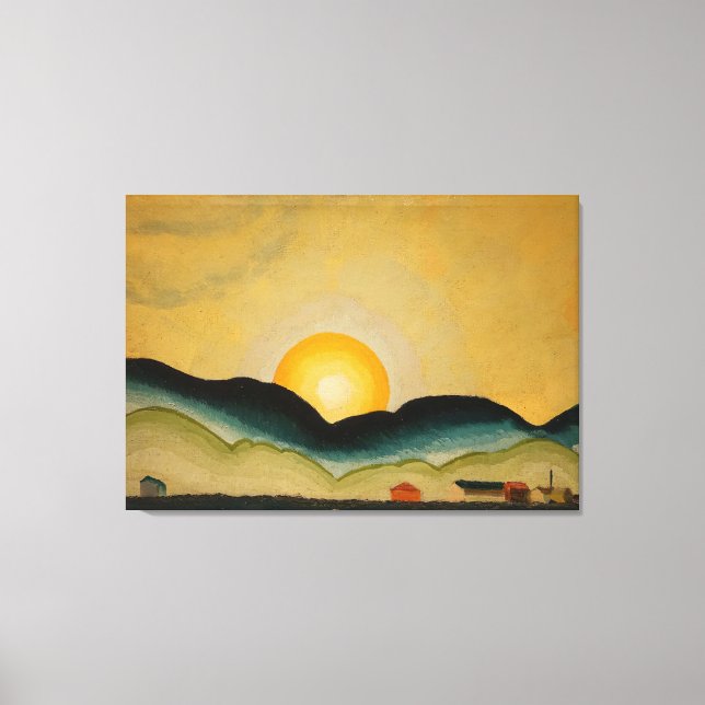 Lienzo Puerto de Northport (1929) Arthur Dove (Anverso)