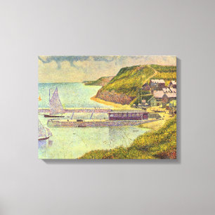 Lienzo Puerto de Port-en-Bessin, marea alta de Georges Se