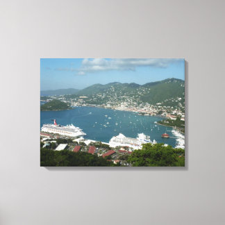 Lienzo Puerto de St. Thomas Islas Vírgenes Estadounidense