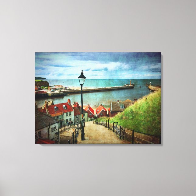 Lienzo Puerto de Whitby desde 1995 (Anverso)
