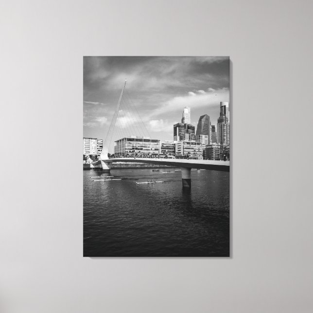 Lienzo Puerto Madero-Buenos Aires (Argentina) (Anverso)