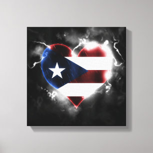 Lienzo Puerto Rico potente