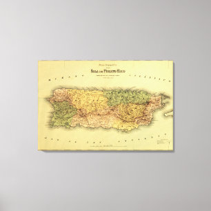 Lienzo Puerto RicoPanoramic MapPuerto Rico