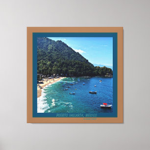 Lienzo Puerto Vallarta, México