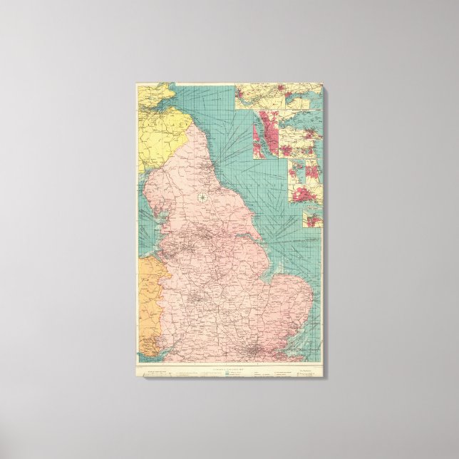 Lienzo Puertos orientales de Gran Bretaña (Anverso)