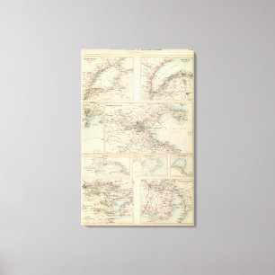 Lienzo Puertos y puertos irlandeses