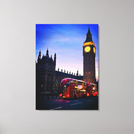 Lienzo Puesta de sol Big Ben Londres