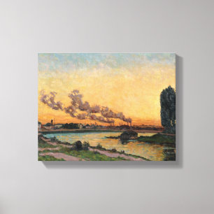 Lienzo Puesta de sol en marfil, c.1872-73