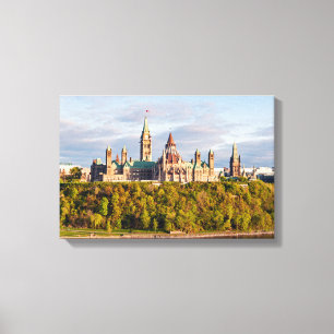 Lienzo Puesta de sol en Parliament Hill - Ottawa