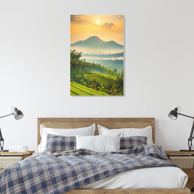 Lienzo Puesta de sol indonesia  (Insitu(Dormitorio))