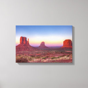 Lienzo Puesta de sol sobre Monument Valley Arizona