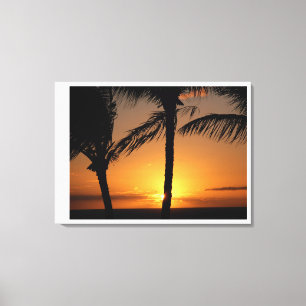Lienzo Puesta del sol en Maui