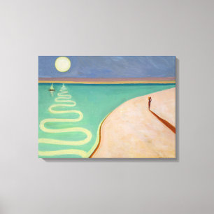 Lienzo Puesta del sol serpentina 2004