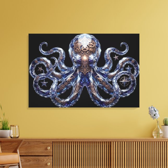 Lienzo Pulpito de vapor cristalino (Insitu (Sala de estar))
