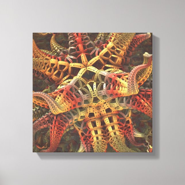 Lienzo Pulpo Alien (Anverso)