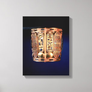 Lienzo Pulsera con el cartouche de Psusennes I