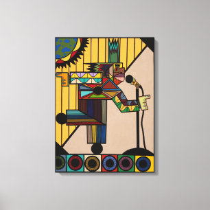 Lienzo "Pulso de acero" por Ruchell Alexander