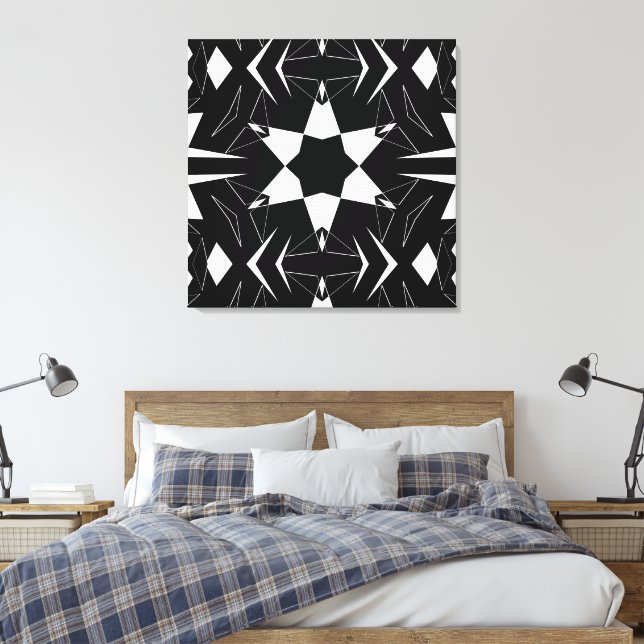 Lienzo Pulso monocromo (Insitu(Dormitorio))