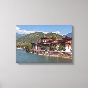 Lienzo Punakha Dzong - Bután