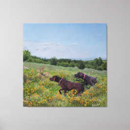 Lienzo Punteros de corto alcance alemanes