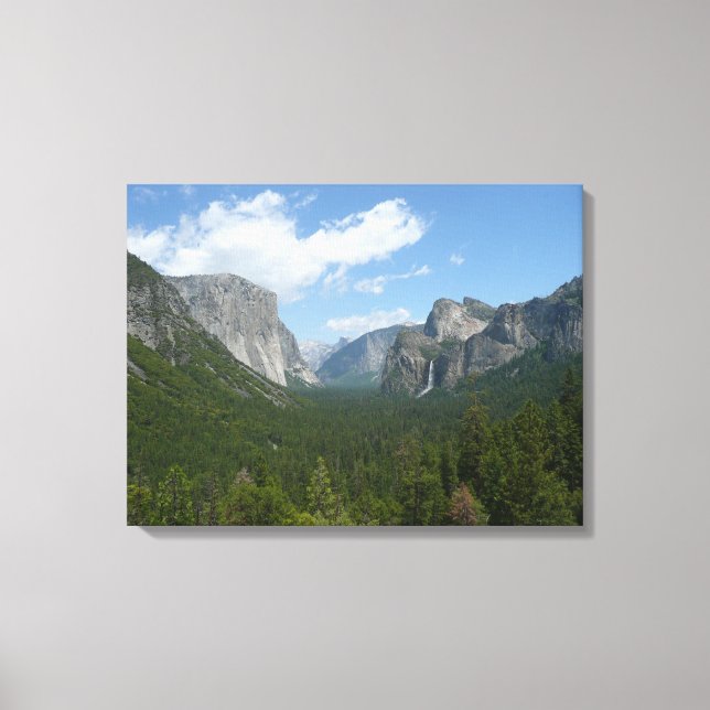 Lienzo Punto de inspiración en el Parque Nacional Yosemit (Anverso)