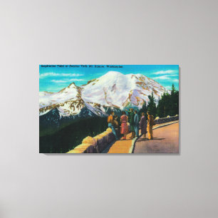 Lienzo Punto de la inspiración en el parque de la salida