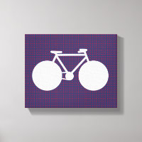 puntos pequeños blancos/rojos de bicicleta