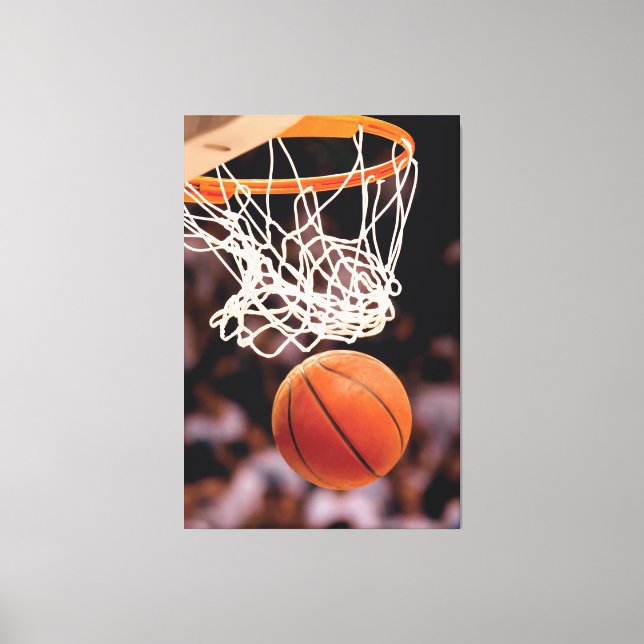 Lienzo Puntuación de baloncesto (Anverso)
