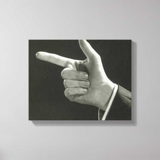 Lienzo Puntuación del hombre (Anverso)