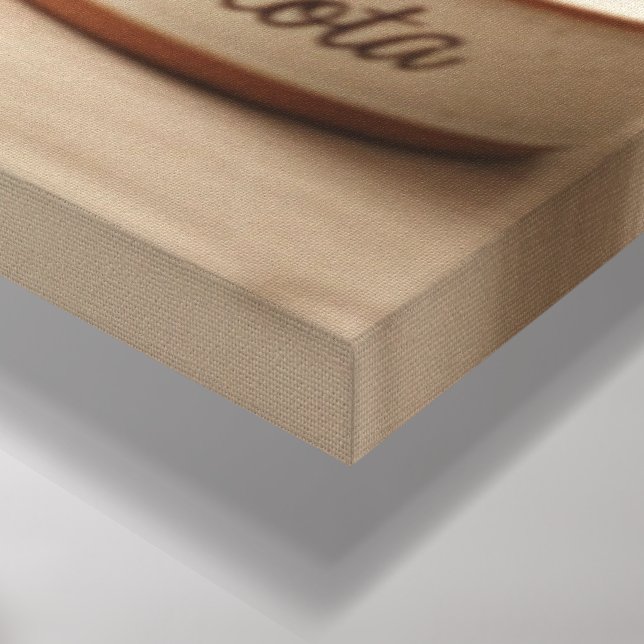 Lienzo Puppy's First Turkey Day Canvas Print (Esquina (abajo))