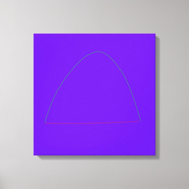 Lienzo Purple Mountain (Anverso)