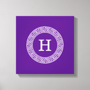 Lienzo Purple Whats Crónica Griega Marco De Rand Monogram