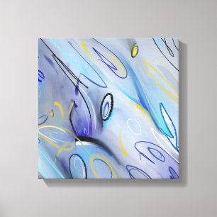 Lienzo Púrpura abstracto